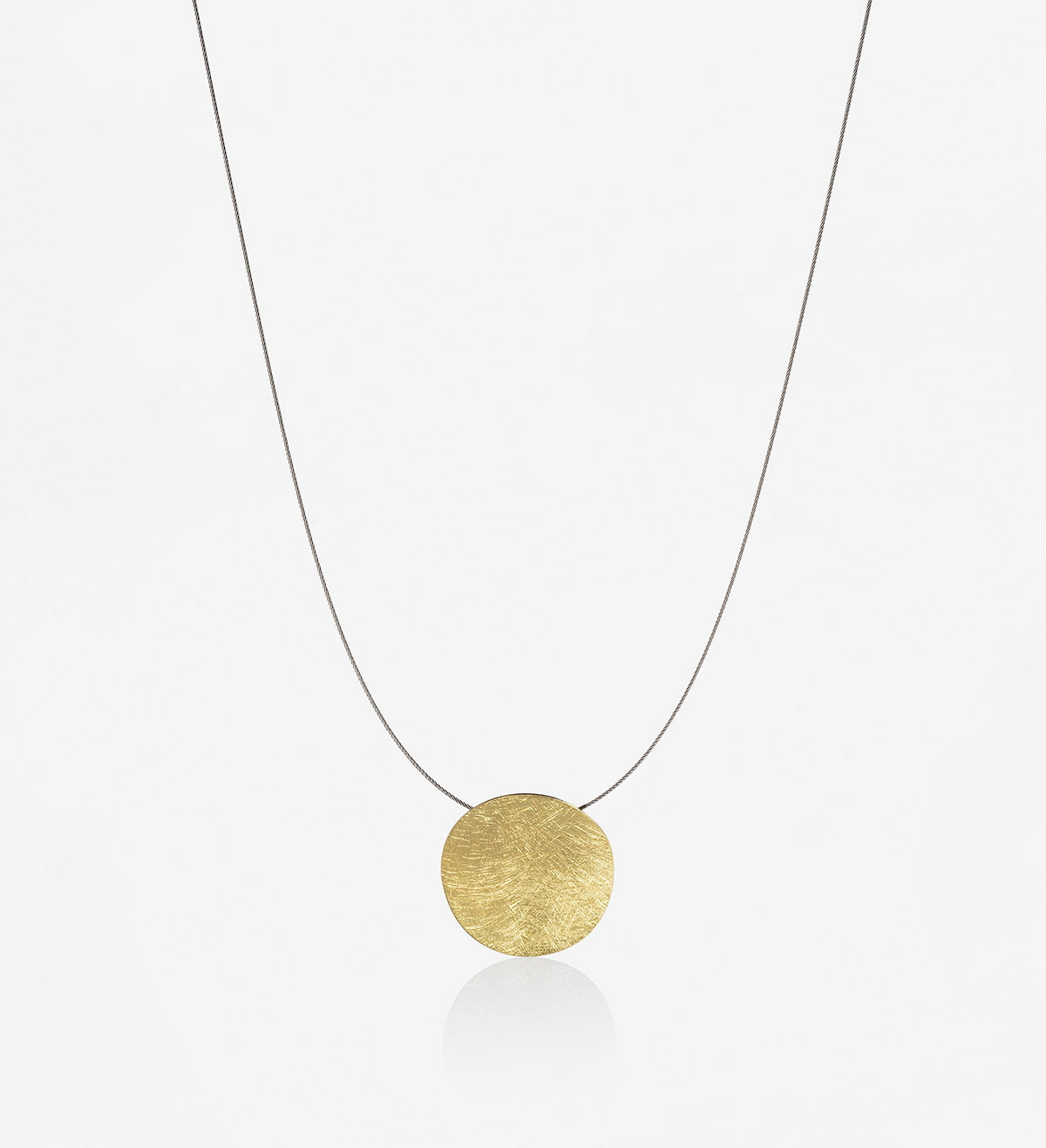 18k gold pendant Xips 25mm