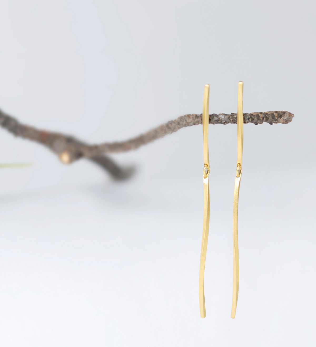 18k gold earrings Pinassa 55mm 18k gold earrings Pinassa 55mm