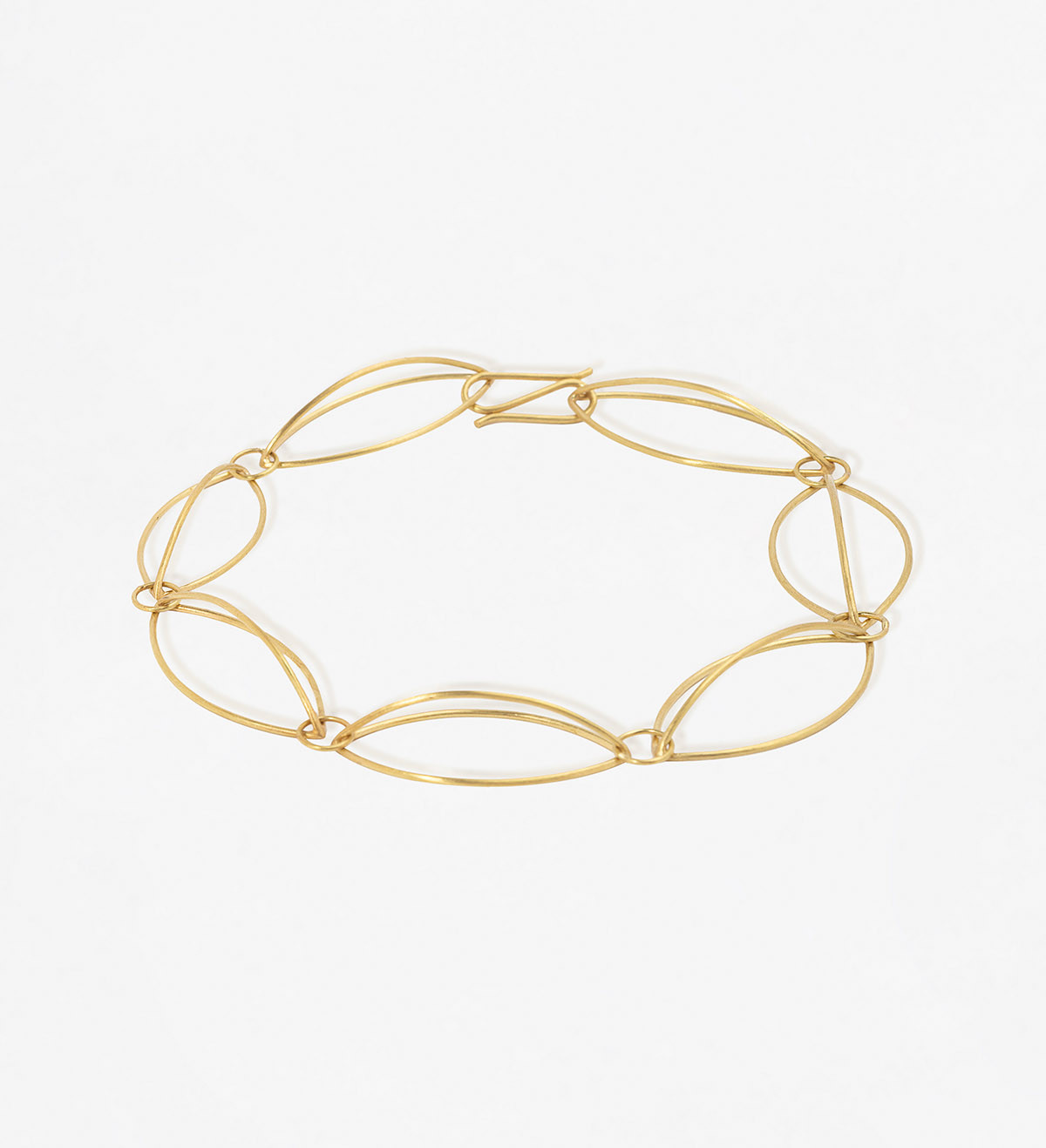 18k gold Bracelet Bots Fil 22cm